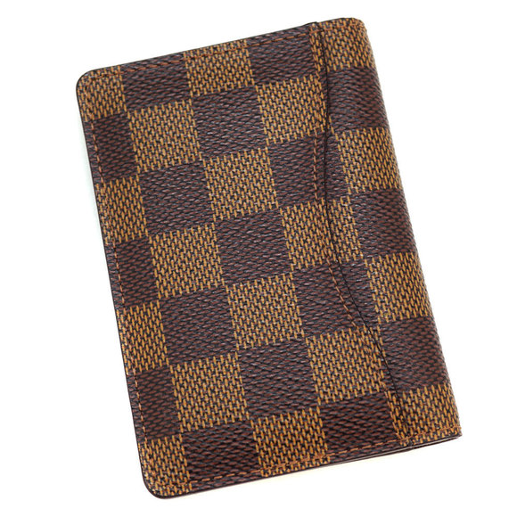 Louis Vuitton LV Organizer Pochette Ebene Business Damier Case Brown - Picture 1 of 11